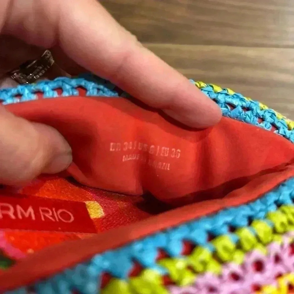 Farm Rio Raffia Sandals‎ - Picture 5 of 7